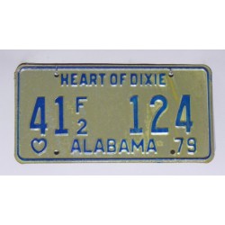 Americká SPZ Alabama