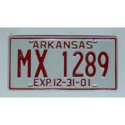 Americká SPZ Arkansas