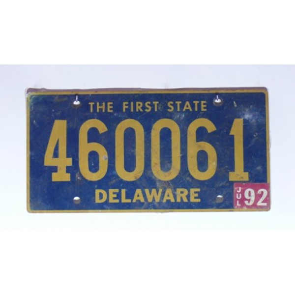 Americká SPZ Delaware