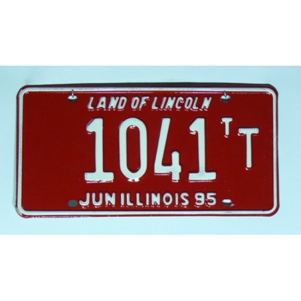 Americká SPZ Illinois sbírka 1041