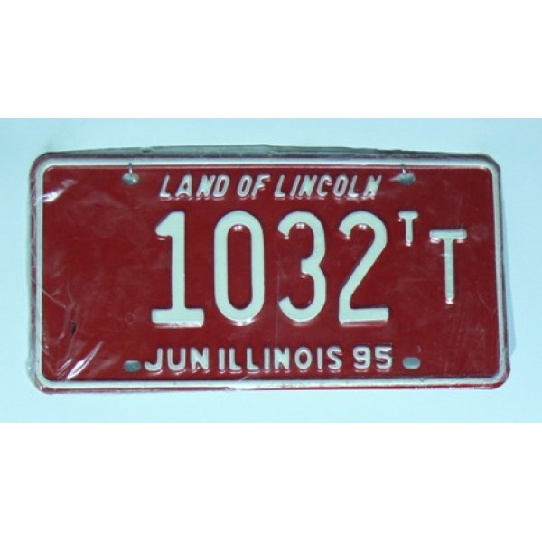 Americká SPZ Illinois sbírka 1032
