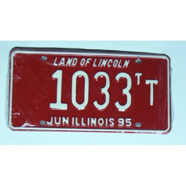 Americká SPZ Illinois sbírka 1033