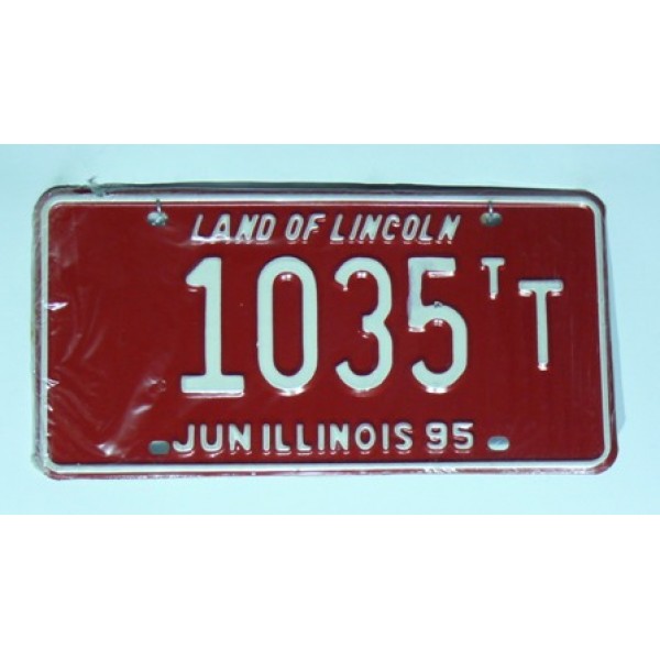 Americká SPZ Illinois sbírka 1035
