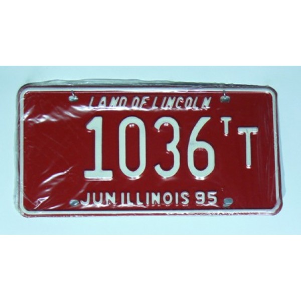 Americká SPZ Illinois sbírka 1036