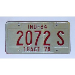 Americká SPZ Indiana 