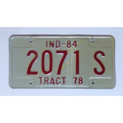 Americká SPZ Indiana 