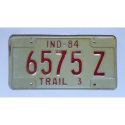 Americká SPZ Indiana 