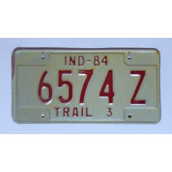 Americká SPZ Indiana 