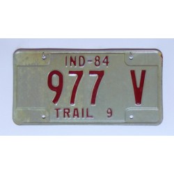 Americká SPZ Indiana 