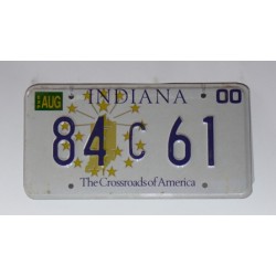 Americká SPZ Indiana 61 sb. 2000
