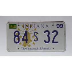 Americká SPZ Indiana 32 sb. 1999
