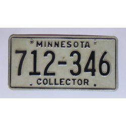 Americké SPZ Minnesota collector pár