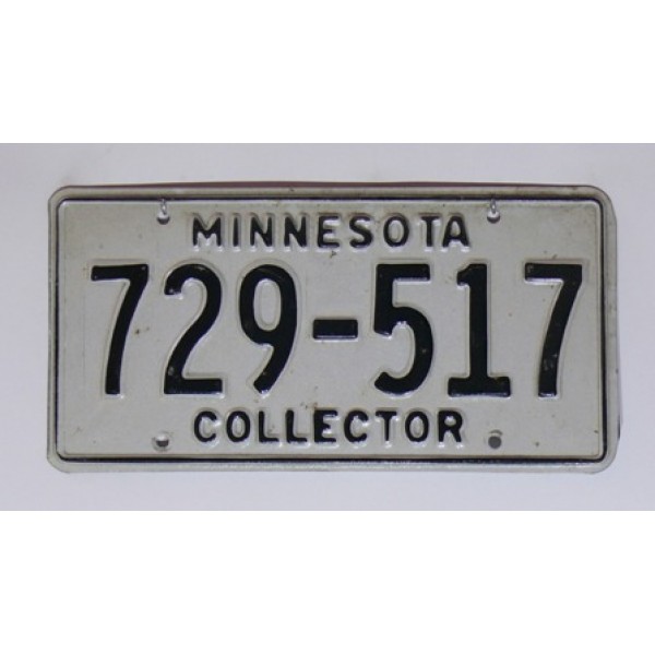 Americké SPZ Minnesota collector pár