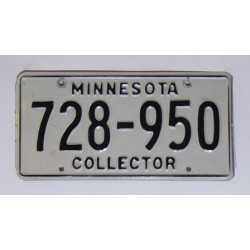 Americké SPZ Minnesota collector pár