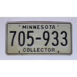 Americké SPZ Minnesota collector pár
