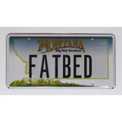 Americká SPZ Montana vanity