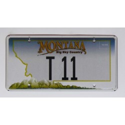 Americká SPZ Montana vanity