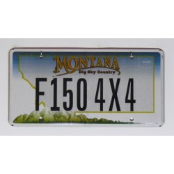 Americká SPZ Montana vanity