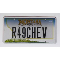 Americká SPZ Montana vanity