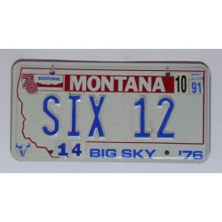 Americká SPZ Montana vanity