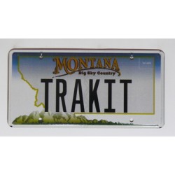 Americká SPZ Montana vanity