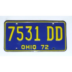 Americké SPZ Ohio pár