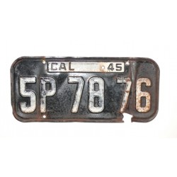 Americká spz California historická 1945