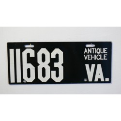 Americké spz Virginia pár veránská