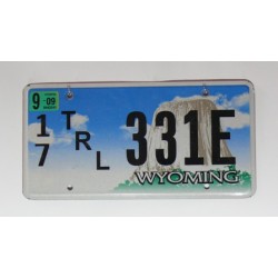 Americká SPZ Wyoming