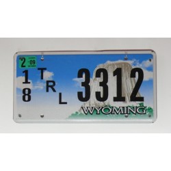 Americká SPZ Wyoming