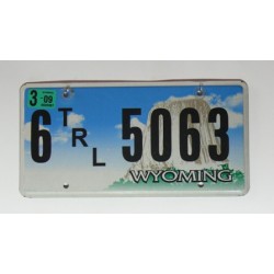 Americká SPZ Wyoming