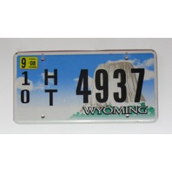 Americká SPZ Wyoming