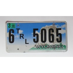 Americká SPZ Wyoming