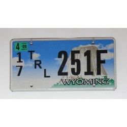 Americká SPZ Wyoming