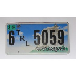 Americká SPZ Wyoming