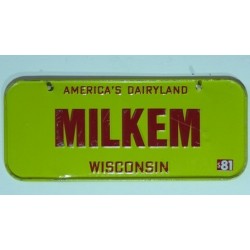 Americká SPZ na kolo r. 81