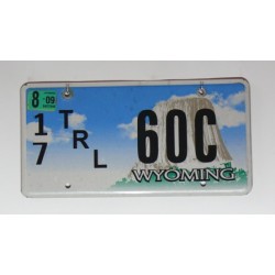 Americká SPZ Wyoming