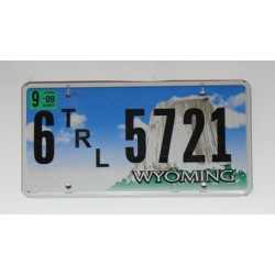 Americká SPZ Wyoming