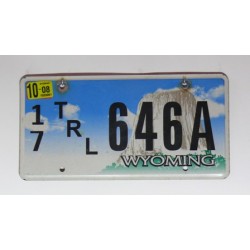 Americká SPZ Wyoming