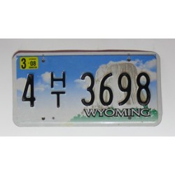 Americká SPZ Wyoming