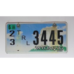 Americká SPZ Wyoming