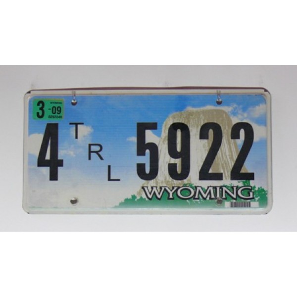 Americká SPZ Wyoming