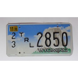 Americká SPZ Wyoming