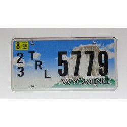 Americká SPZ Wyoming