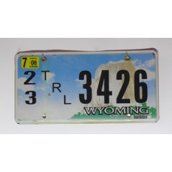 Americká SPZ Wyoming