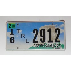 Americká SPZ Wyoming