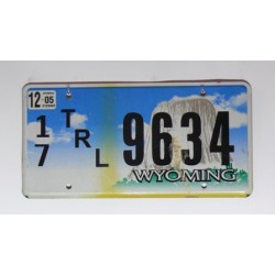 Americká SPZ Wyoming