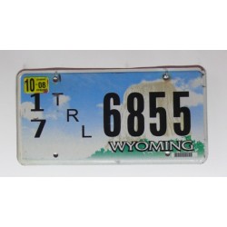 Americká SPZ Wyoming