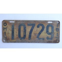 Americké spz Ohio historické 1917 pár