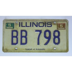 Americká spz Illinois